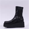 Marco Moreo Vale Side Zip Ankle Boot - Black Leather